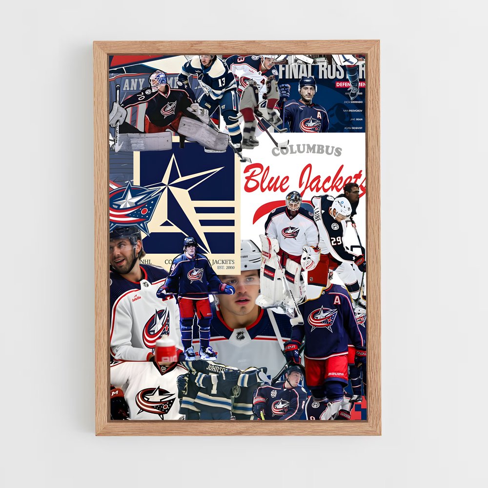 Poster Blue Jackets Legacy – affiche Hockey sur glace (vue 4)